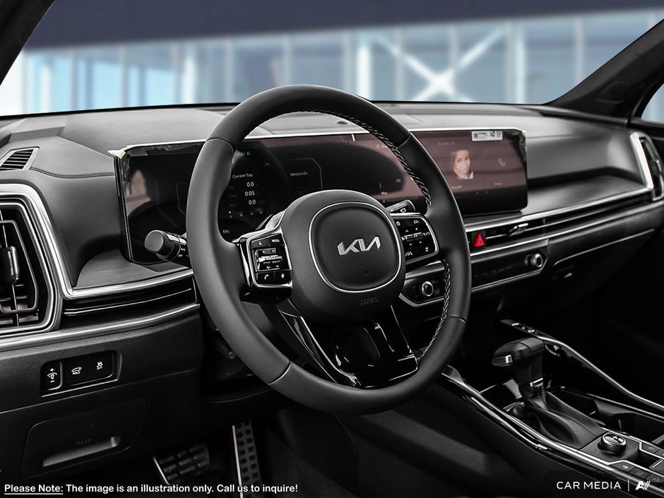 2025 Kia Sorento X-PRO Olive Brown Interior-9