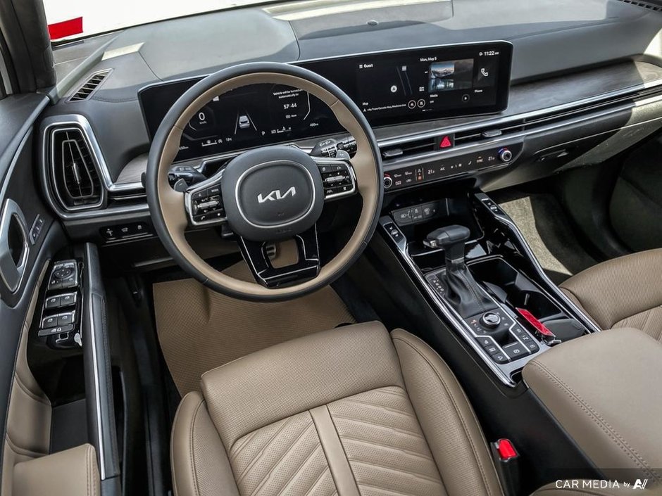 2025 Kia Sorento X-PRO Olive Brown Interior-10