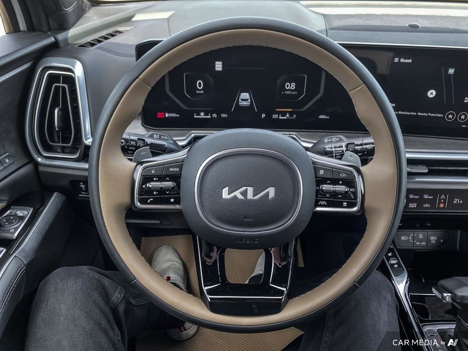 2025 Kia Sorento X-PRO Olive Brown Interior-14