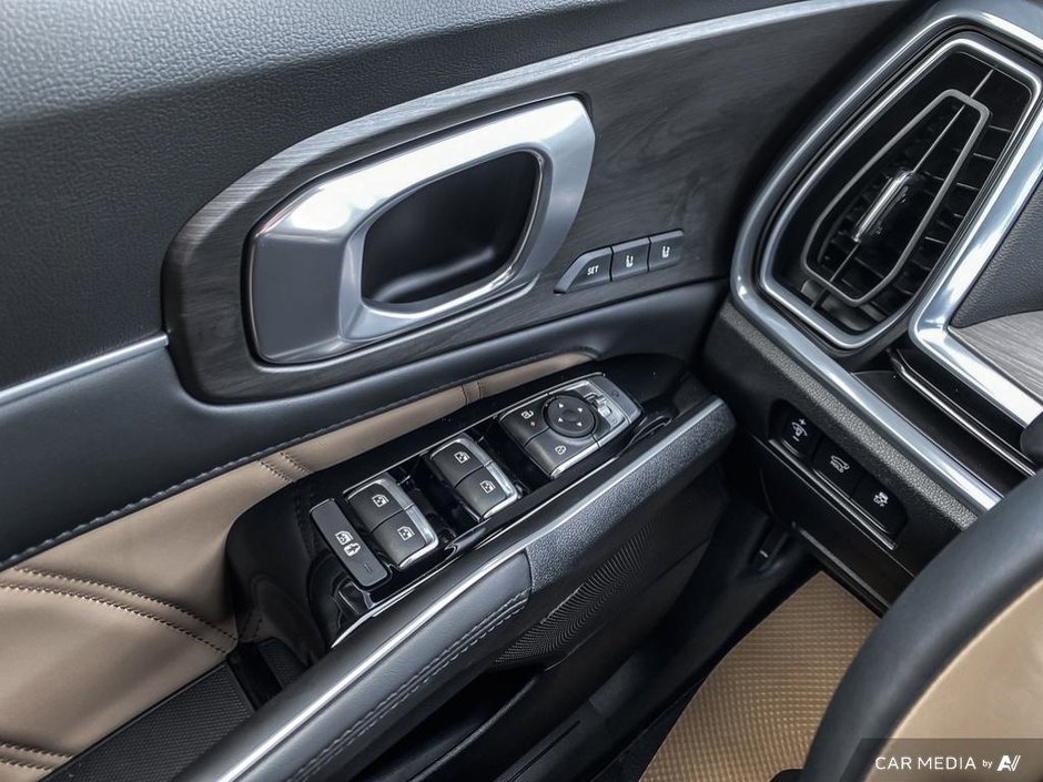 2025 Kia Sorento X-PRO Olive Brown Interior-12