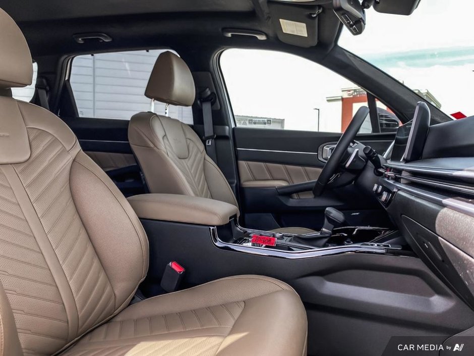 2025 Kia Sorento X-PRO Olive Brown Interior-23