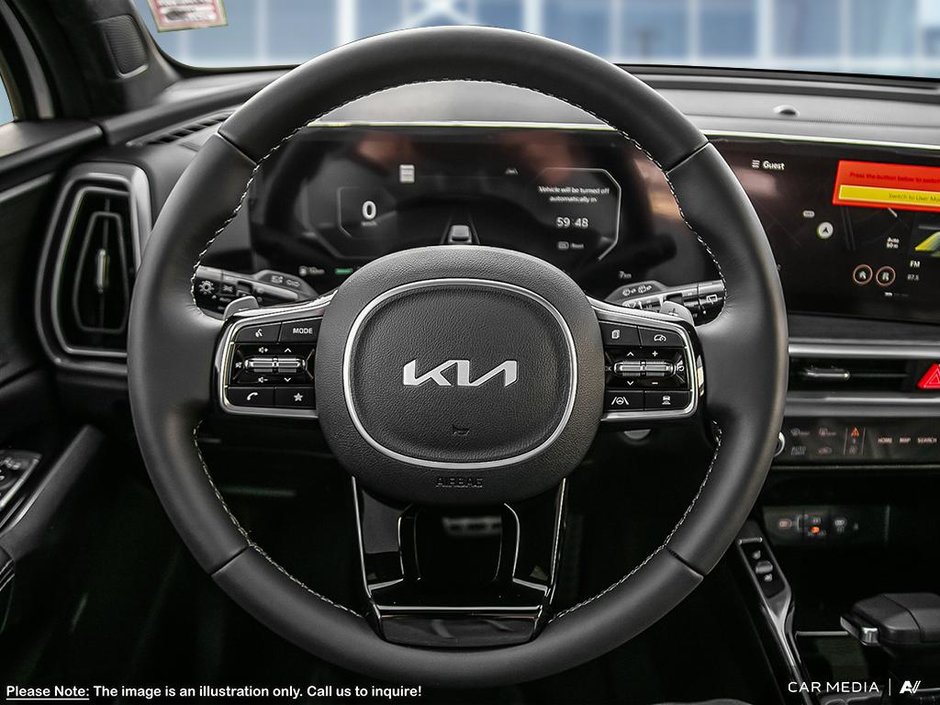 2025 Kia Sorento X-PRO Olive Brown Interior-11