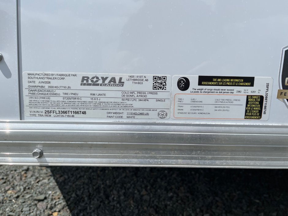 2026 Southland Royal LCHT35-716V-86R-7