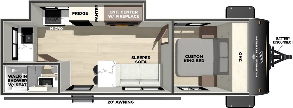 2026 Forest River VIBE 2500CK in Terrace, British Columbia