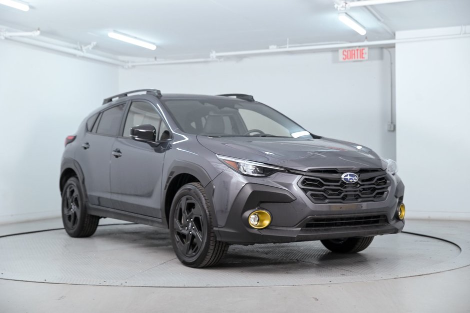 Crosstrek Onyx, X-MODE,TOIT OUVRANT,CARPLAY 2024 à Brossard, Québec