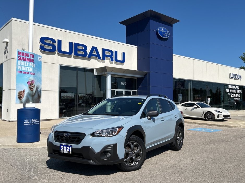 2021 Subaru Crosstrek OUTDOOR ONE OWNER | INDEPENDENT SUSPENSION | AWD | 182 HP | HEATED STEERING WHEEL | APPLE CARPLAY