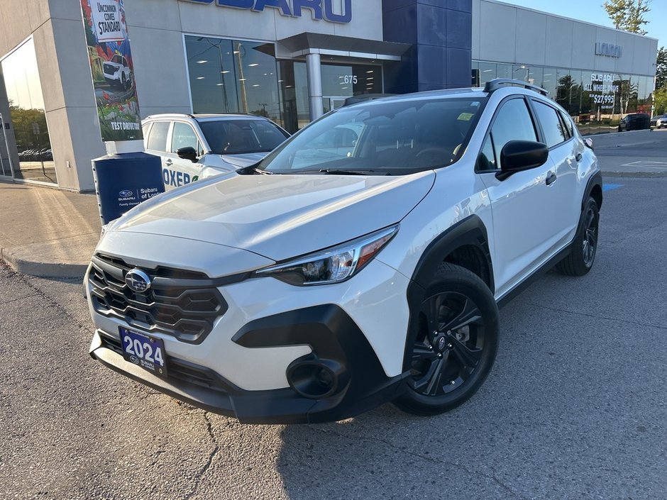 2024 Subaru CROSSTREK CONVENIENCE LEASE RETURN | NO ACCIDENTS | ONE OWNER | HEATED SEATS | EYESIGHT | ALLOY WHEELS | CARPLAY | AWD