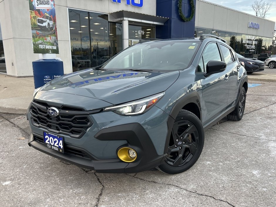 2024 Subaru CROSSTREK ONYX ONE OWNER | CLEAN CARFAX | CARPLAY | SUNROOF | EYESIGHT |  WIRELESS PHONE CHARGER | X-MODE | AWD |