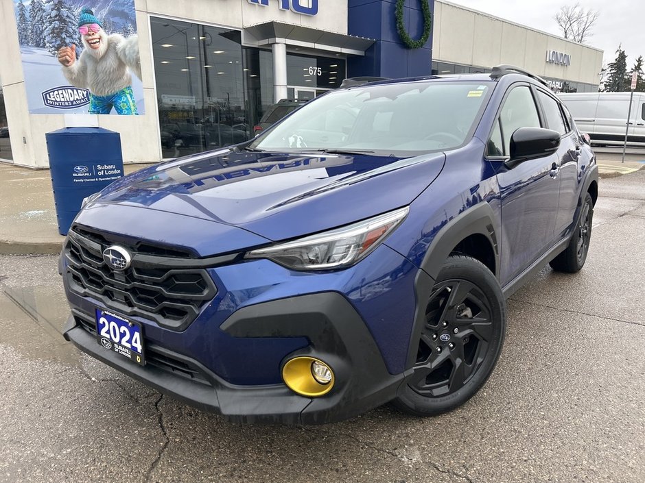 2024 Subaru CROSSTREK ONYX ONE OWNER | DEALER SERVICED | $3352 CARFAX | 2.5L AWD