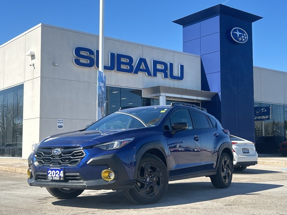 2024 Subaru CROSSTREK ONYX ONE OWNER | DEALER SERVICED | $3352 CARFAX | 2.5L AWD