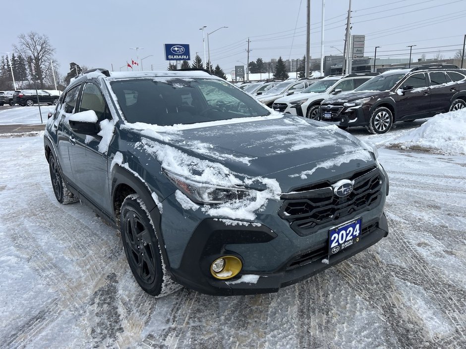 2024 Subaru CROSSTREK ONYX ONE OWNER | NEW FRONT BRAKES | WINTER TIRES INCLUDED  | DEALER SERVICED