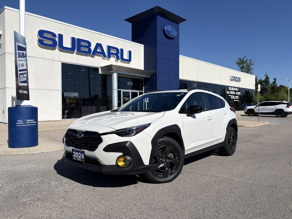 2024 Subaru CROSSTREK ONYX ONE OWNER | CLEAN CARFAX | DEALER MAINTAINED |  2.5L 182-HP SUBARU BOXER® ENGINE | AWD | EYESIGHT