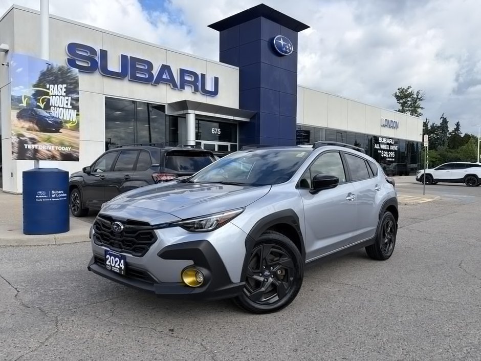 2024 Subaru CROSSTREK ONYX ONE OWNER | CLEAN CARFAX | WINTER TIRES INCLUDED | FULL SERVICE HISTORY