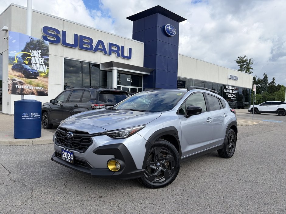 2024 Subaru CROSSTREK ONYX ONE OWNER | CLEAN CARFAX | WINTER TIRES INCLUDED | FULL SERVICE HISTORY