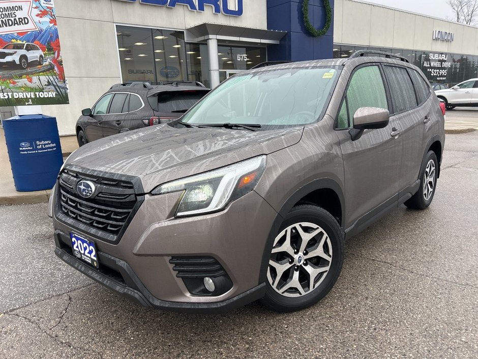 2022 Subaru FORESTER CONVENIENCE CLEAN CARFAX | CARPLAY | AWD | EYESIGHT | HEATED SEATS | X-MODE | 17
