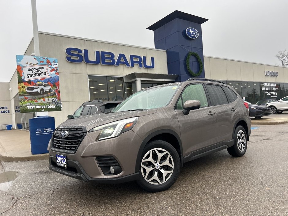 2022 Subaru FORESTER CONVENIENCE CLEAN CARFAX | CARPLAY | AWD | EYESIGHT | HEATED SEATS | X-MODE | 17