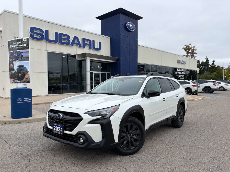 2024 Subaru OUTBACK ONYX ONE OWNER | CLEAN CARFAX | 2.5L SUBARU BOXER ENGINE | 182-HP | AWD | EYESIGHT | CARPLAY