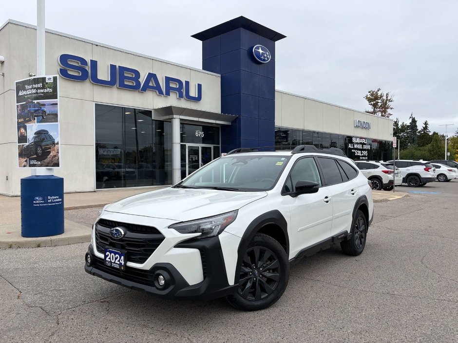 2024 Subaru OUTBACK ONYX ONE OWNER | CLEAN CARFAX | 2.5L SUBARU BOXER ENGINE | 182-HP | AWD | EYESIGHT | CARPLAY