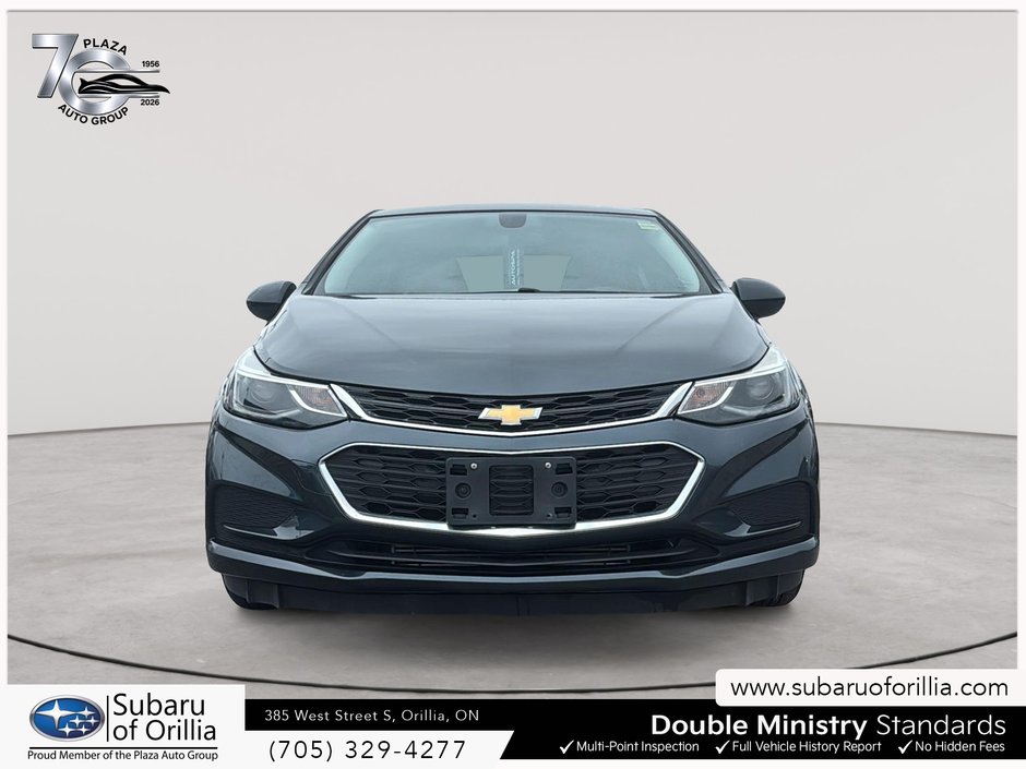 2017 Chevrolet CRUZE LT | LOW KMS | 2 SETS OF TIRES ON RIMS | HEATED SEATS | PUSH BUTTON START |