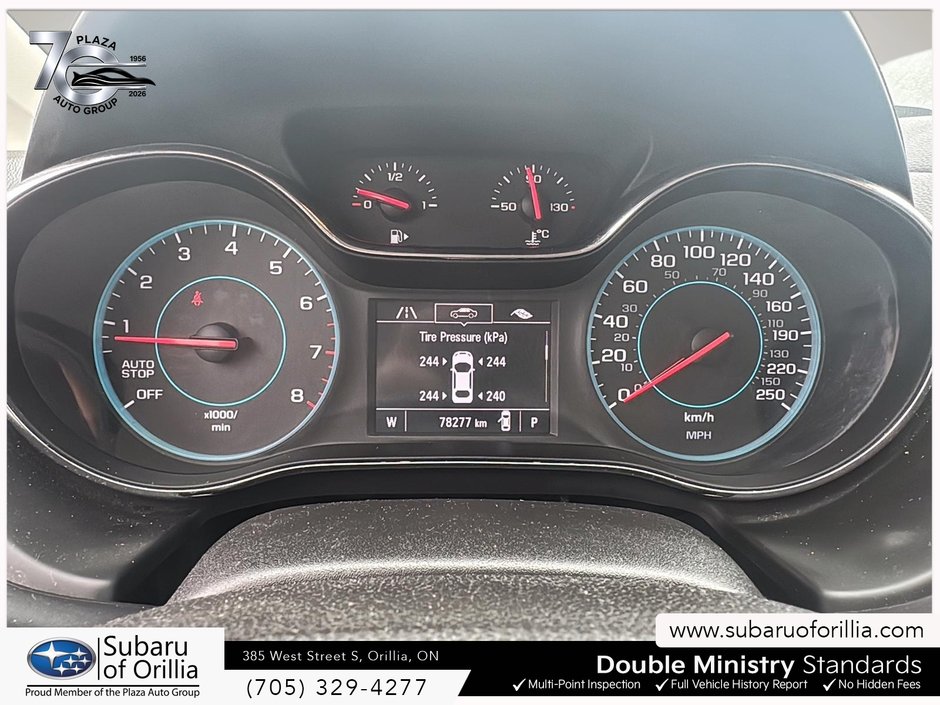 2017 Chevrolet CRUZE LT | LOW KMS | 2 SETS OF TIRES ON RIMS | HEATED SEATS | PUSH BUTTON START |