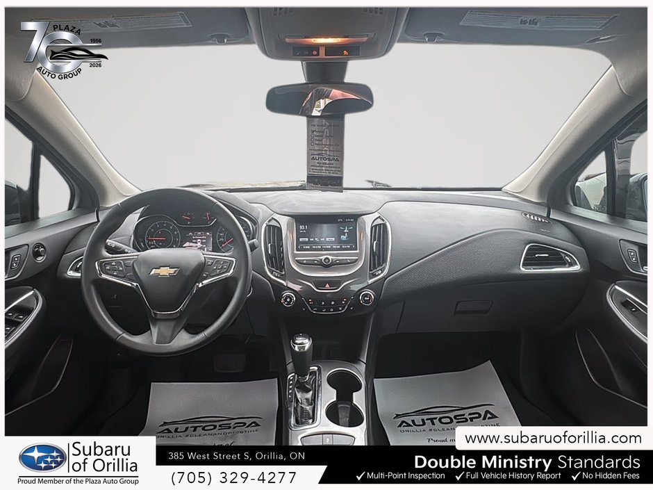 2017 Chevrolet CRUZE LT | LOW KMS | 2 SETS OF TIRES ON RIMS | HEATED SEATS | PUSH BUTTON START |