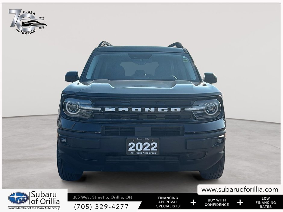 2022 Ford BRONCO SPORT OUTER BANKS | LOW KMS | CLEAN CARFAX | SUNROOF | APPLE CARPLAY & ANDROID AUTO | PUSH BUTTON START |