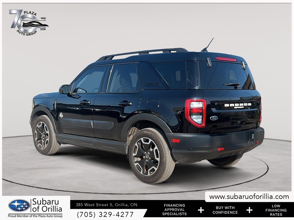 2022 Ford BRONCO SPORT OUTER BANKS | LOW KMS | CLEAN CARFAX | SUNROOF | APPLE CARPLAY & ANDROID AUTO | PUSH BUTTON START |