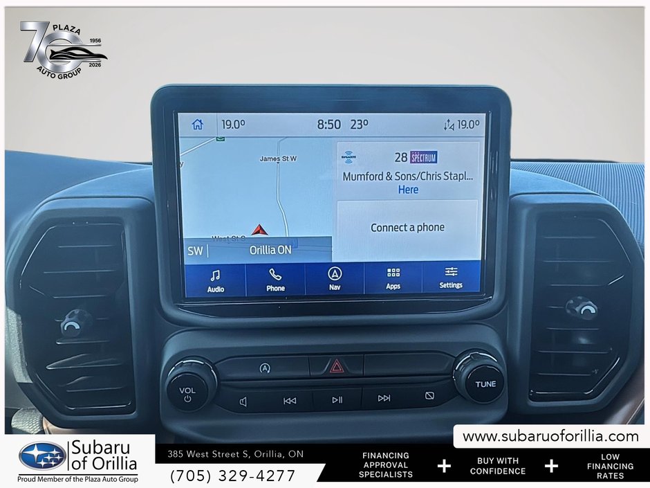 2022 Ford BRONCO SPORT OUTER BANKS | LOW KMS | CLEAN CARFAX | SUNROOF | APPLE CARPLAY & ANDROID AUTO | PUSH BUTTON START |