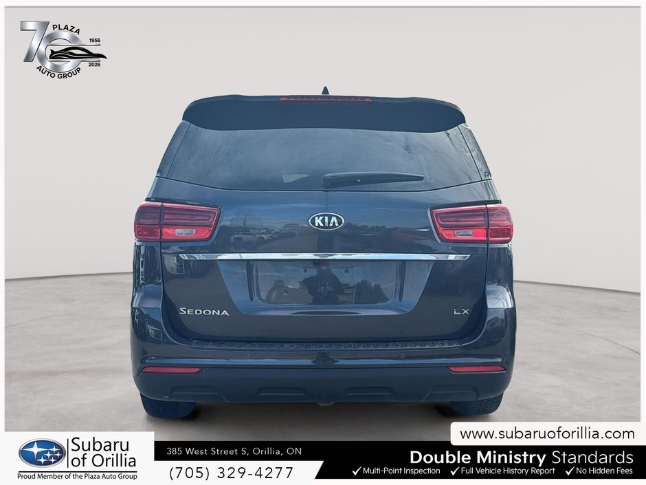 2020 Kia SEDONA LX | CLEAN CARFAX | 8 SEATS | HEATED FRONT SEATS AND STEERING WHEEL | PUSH BUTTON START |