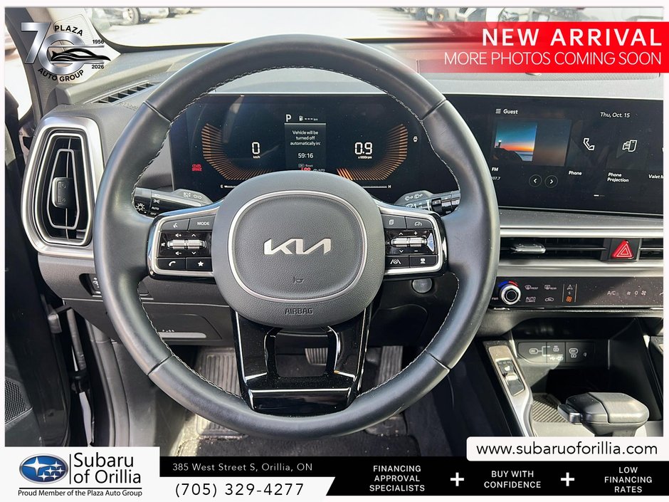 2025 Kia Sorento EX | HEATED SEATS & STEERING WHEEL | 7-PASSENGER SEATING | PUSH BUTTON START | POWER LIFTGATE |