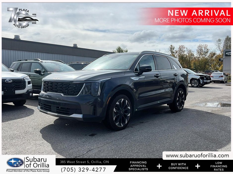 2025 Kia Sorento EX | HEATED SEATS & STEERING WHEEL | 7-PASSENGER SEATING | PUSH BUTTON START | POWER LIFTGATE |