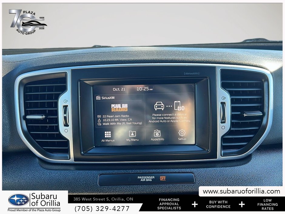2019 Kia Sportage EX | HEATED SEATS & STEERING WHEEL | PUSH BUTTON START | DUAL-ZONE CLIMATE | SUNROOF |