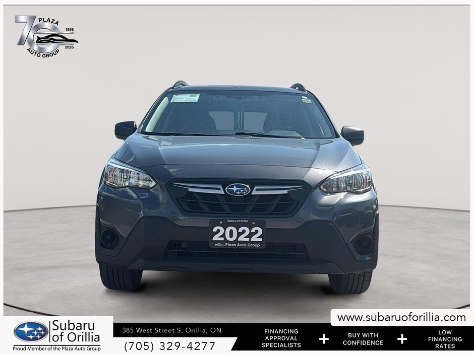 2022 Subaru CROSSTREK BASE | AWD | CLEAN CARFAX | HEATED SEATS | APPLE CARPLAY & ANDROID AUTO |