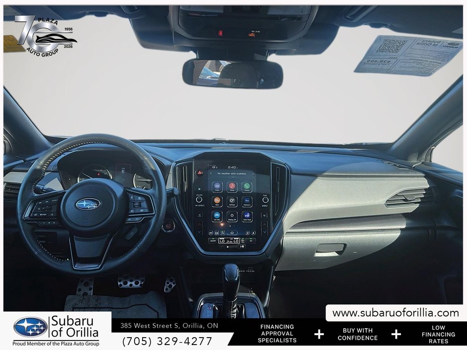 2024 Subaru Crosstrek Onyx | CLEAN CARFAX | HEATED SEATS & STEERING WHEEL | APPLE CARPLAY & ANDROID AUTO | SUNROOF |