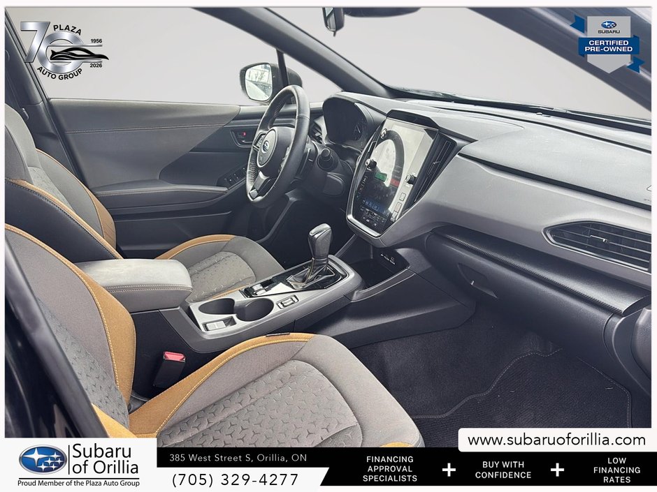 2024 Subaru Crosstrek Onyx | CLEAN CARFAX | ADAPTIVE CRUISE CONTROL | HEATED FRONT SEATS | PADDLE SHIFTERS | SUNROOF |