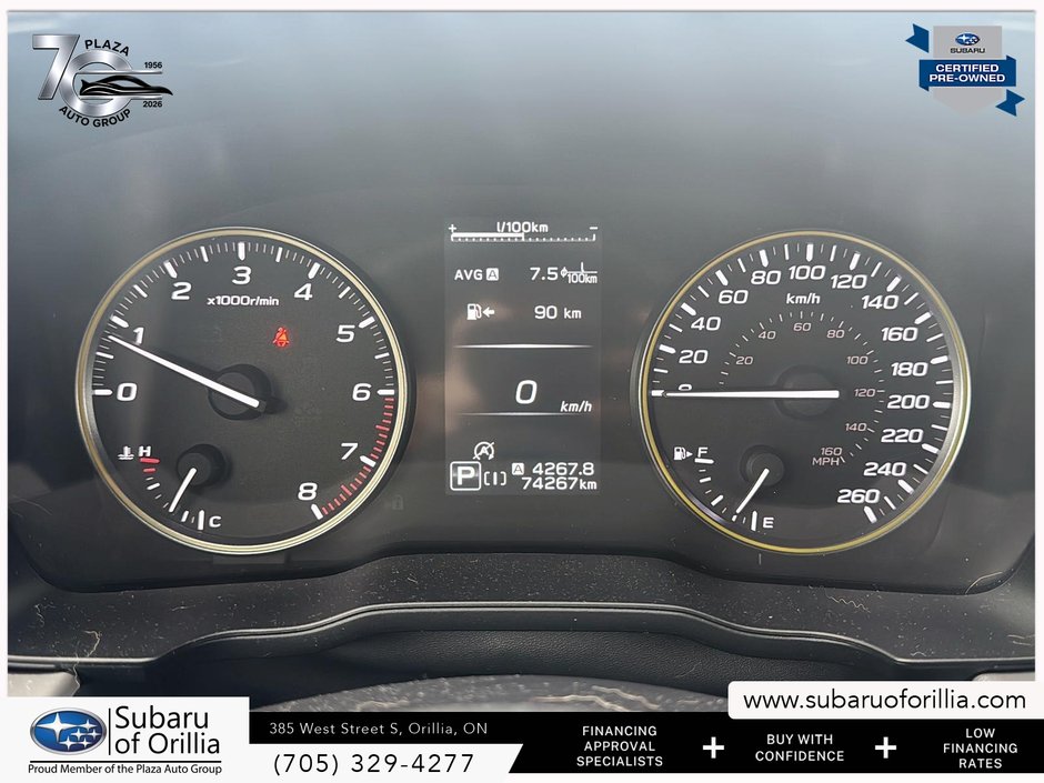2024 Subaru Crosstrek Onyx | CLEAN CARFAX | ADAPTIVE CRUISE CONTROL | HEATED FRONT SEATS | PADDLE SHIFTERS | SUNROOF |