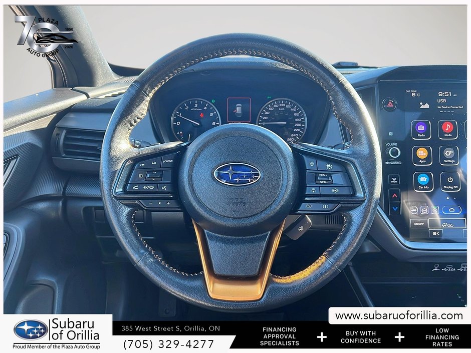 2024 Subaru Crosstrek Wilderness | ONE OWNER | NO ACCIDENTS | HEATED FRONT SEATS & STEERING WHEEL | APPLE CARPLAY AND ANDROID AUTO |