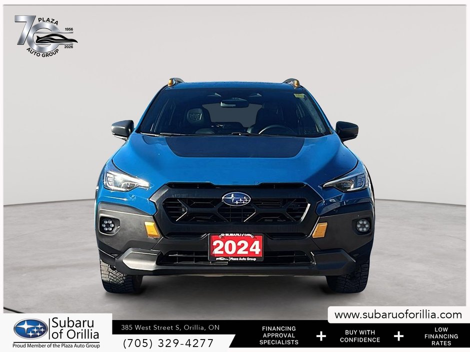 2024 Subaru Crosstrek Wilderness | ONE OWNER | NO ACCIDENTS | HEATED FRONT SEATS & STEERING WHEEL | APPLE CARPLAY AND ANDROID AUTO |