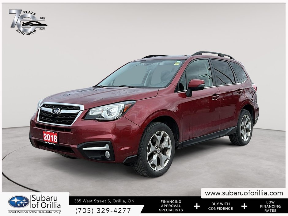2018 Subaru Forester Limited | CLEAN CARFAX | HEATED SEATS & STEERING WHEEL | ONE OWNER | SUNROOF | ADAPTIVE CRUISE CONTROL |