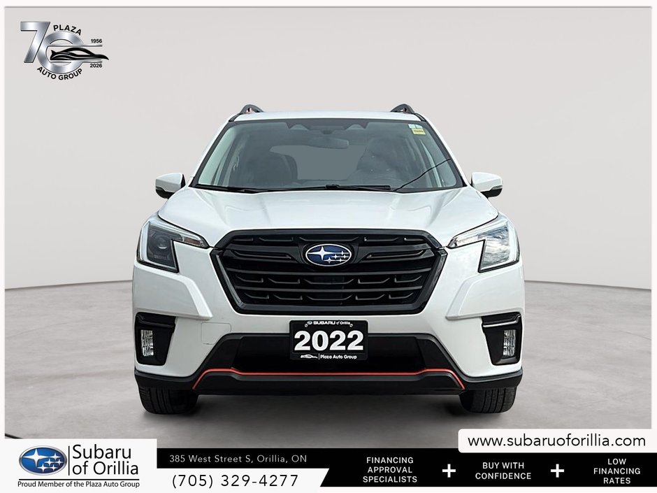 2022 Subaru Forester Sport | ONE OWNER | HEATED FRONT SEATS & STEERING WHEEL | PUSH BUTTON START | SUNROOF |