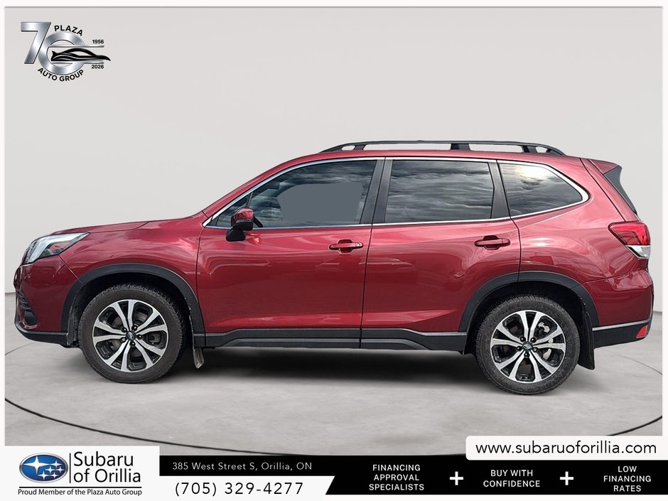 2023 Subaru FORESTER LIMITED | CLEAN CARFAX | PREMIUM SOUND SYSTEM | HEATED SEATS FRONT & REAR | ADAPTIVE CRUISE | SUNROOF |