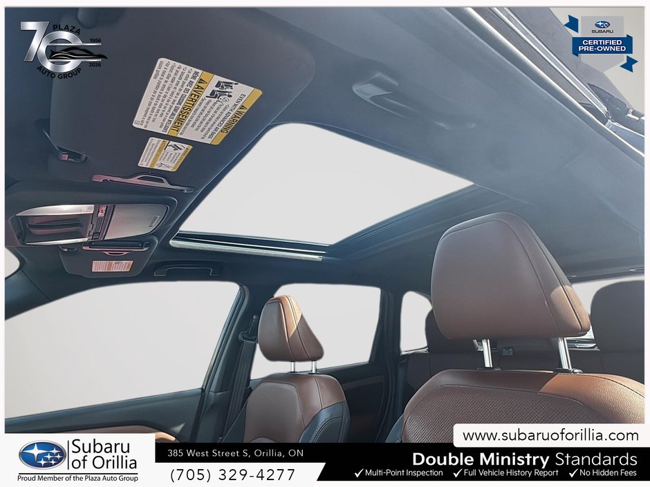 2025 Subaru FORESTER PREMIER | BROWN LEATHER HEATED SEATS | ADAPTIVE CRUISE CONTROL | 11.6
