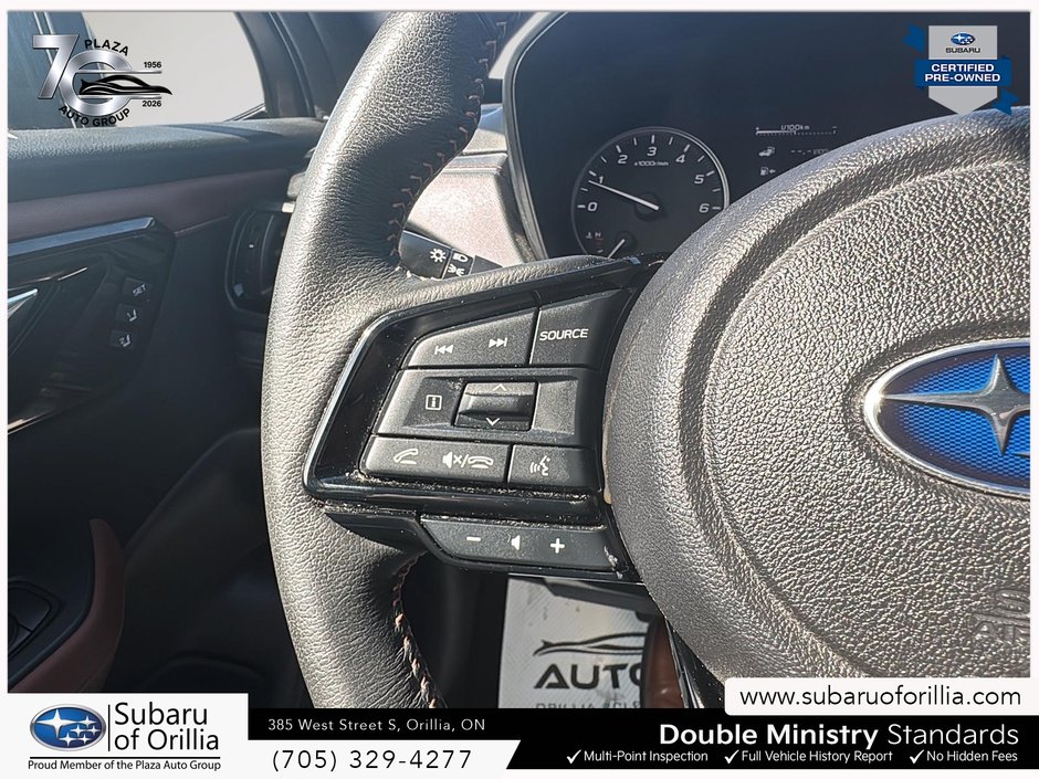 2025 Subaru FORESTER PREMIER | BROWN LEATHER HEATED SEATS | ADAPTIVE CRUISE CONTROL | 11.6
