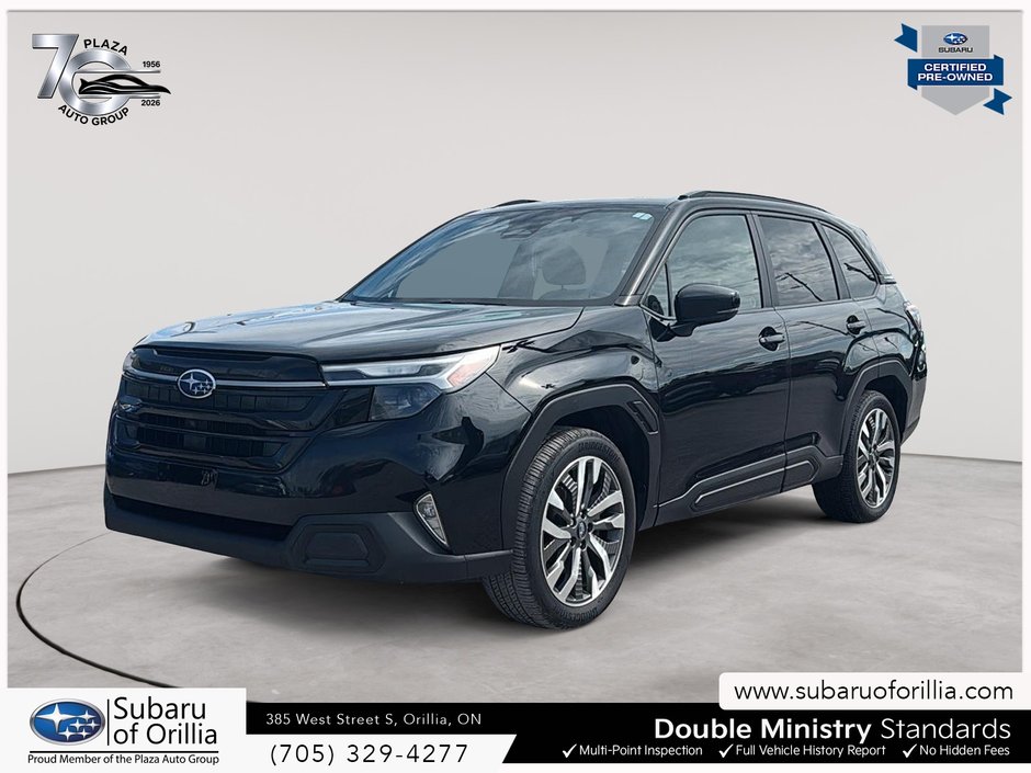 2025 Subaru FORESTER PREMIER | BROWN LEATHER HEATED SEATS | ADAPTIVE CRUISE CONTROL | 11.6