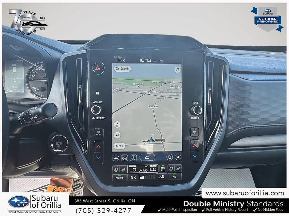 2025 Subaru FORESTER PREMIER | BROWN LEATHER HEATED SEATS | ADAPTIVE CRUISE CONTROL | 11.6