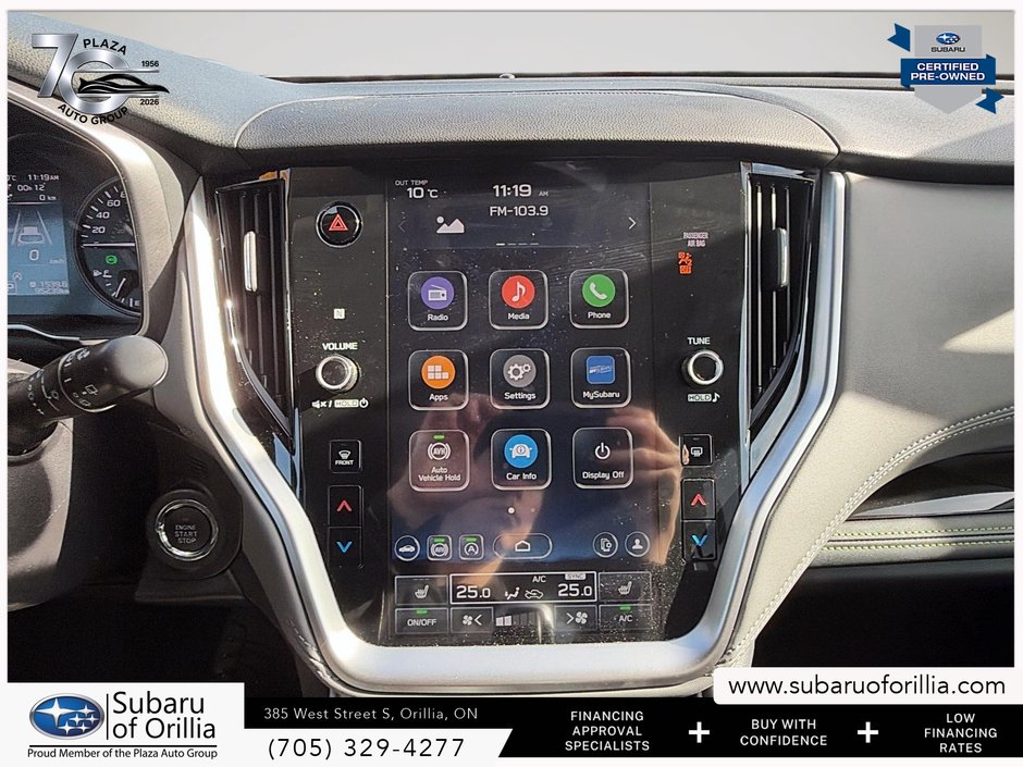 2023 Subaru Outback Onyx | HEATED FRONT & REAR SEATS | NO ACCIDENTS | SUNROOF | ADAPTIVE CRUISE CONTROL | ONE OWNER |