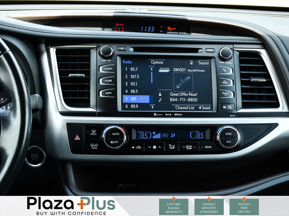 2018 Toyota Highlander XLE | GREAT DEAL | LOW KILOMETERS | LEATHER SEATS |