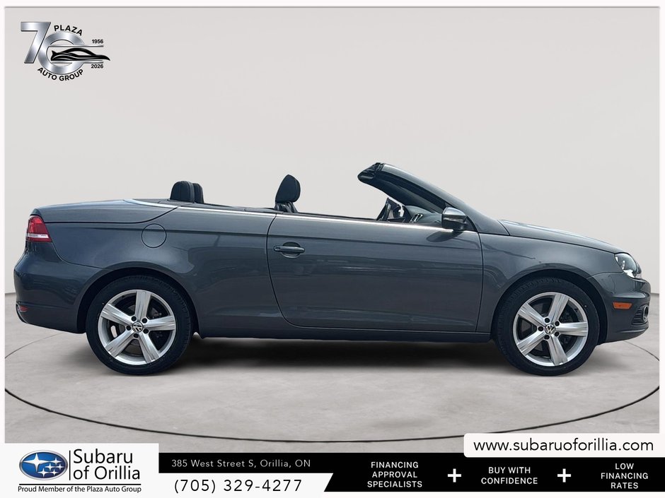 2012 Volkswagen EOS COMFORTLINE CONVERTIBLE | HEATED SEATS | ONLY 133,000KMS | TURBO | NO ACCIDENTS |