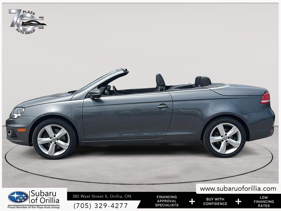 2012 Volkswagen EOS COMFORTLINE CONVERTIBLE | HEATED SEATS | ONLY 133,000KMS | TURBO | NO ACCIDENTS |