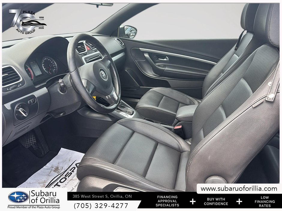 2012 Volkswagen EOS COMFORTLINE CONVERTIBLE | HEATED SEATS | ONLY 133,000KMS | TURBO | NO ACCIDENTS |